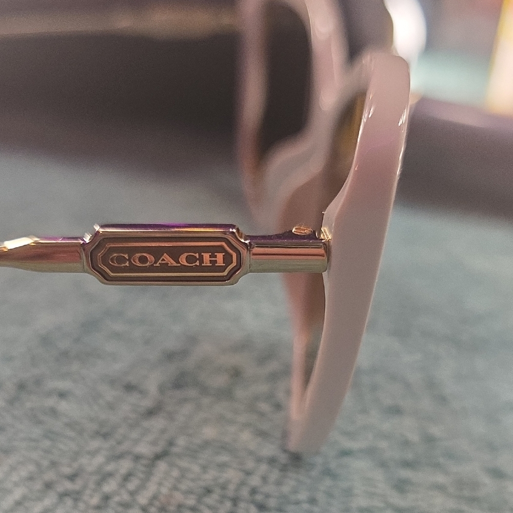 Coach Women's Butterfly Sunglasses - Gold ,cream - Picture 5 of 12